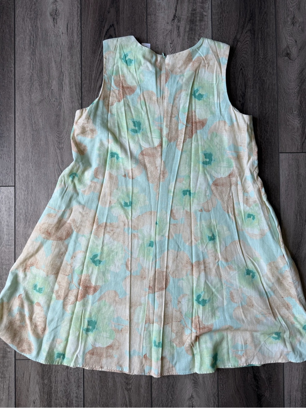 Ruby Rd. Sleeveless Coastal Linen Dress with Pockets- Perfect for Vacation! - Picture 7 of 8